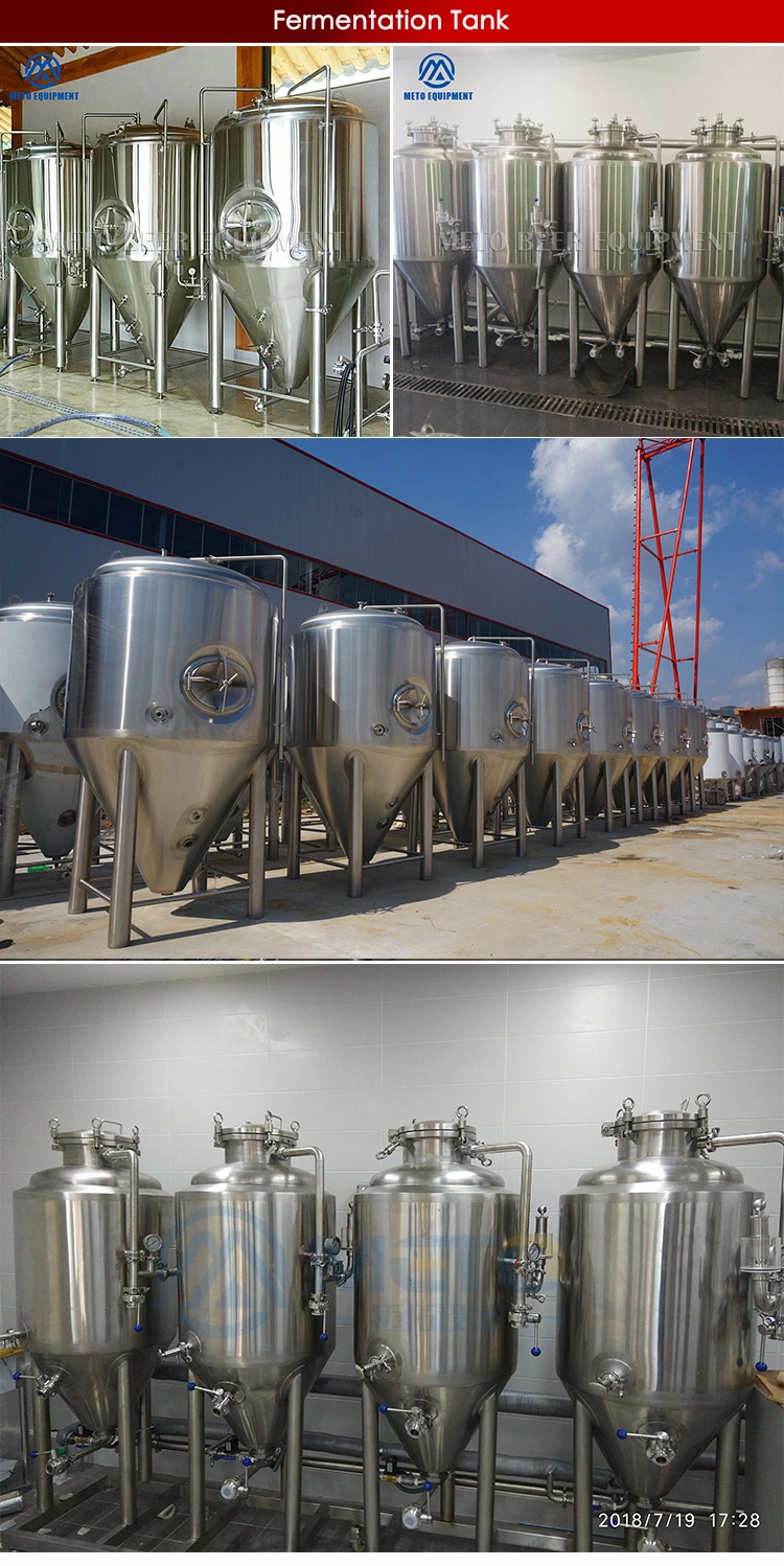 Stainless Conical Fermenter 20bbl Beer Brite Tank 2000L Wine Fermentation and Storage Tank