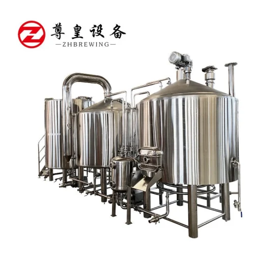 AISI304 ビール製造装置 1000L 蒸気加熱された醸造所